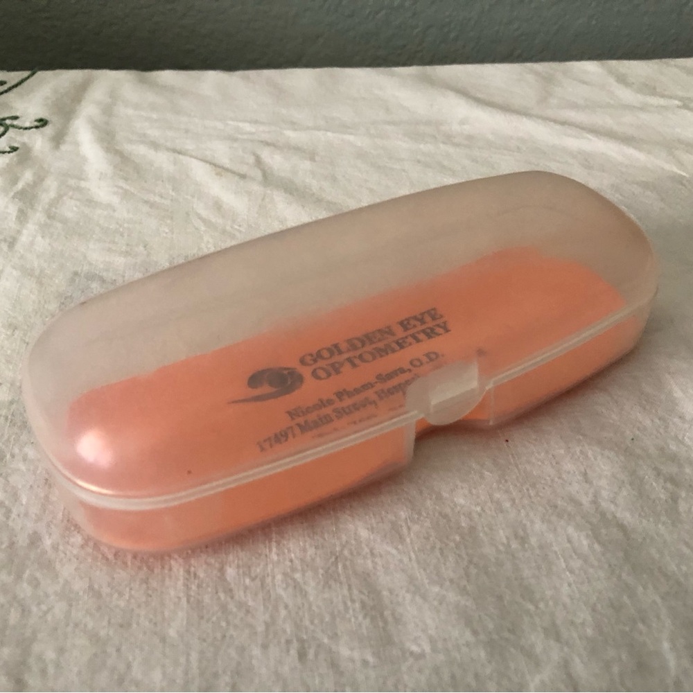 Hard Plastic Snap Eye Glasses Case